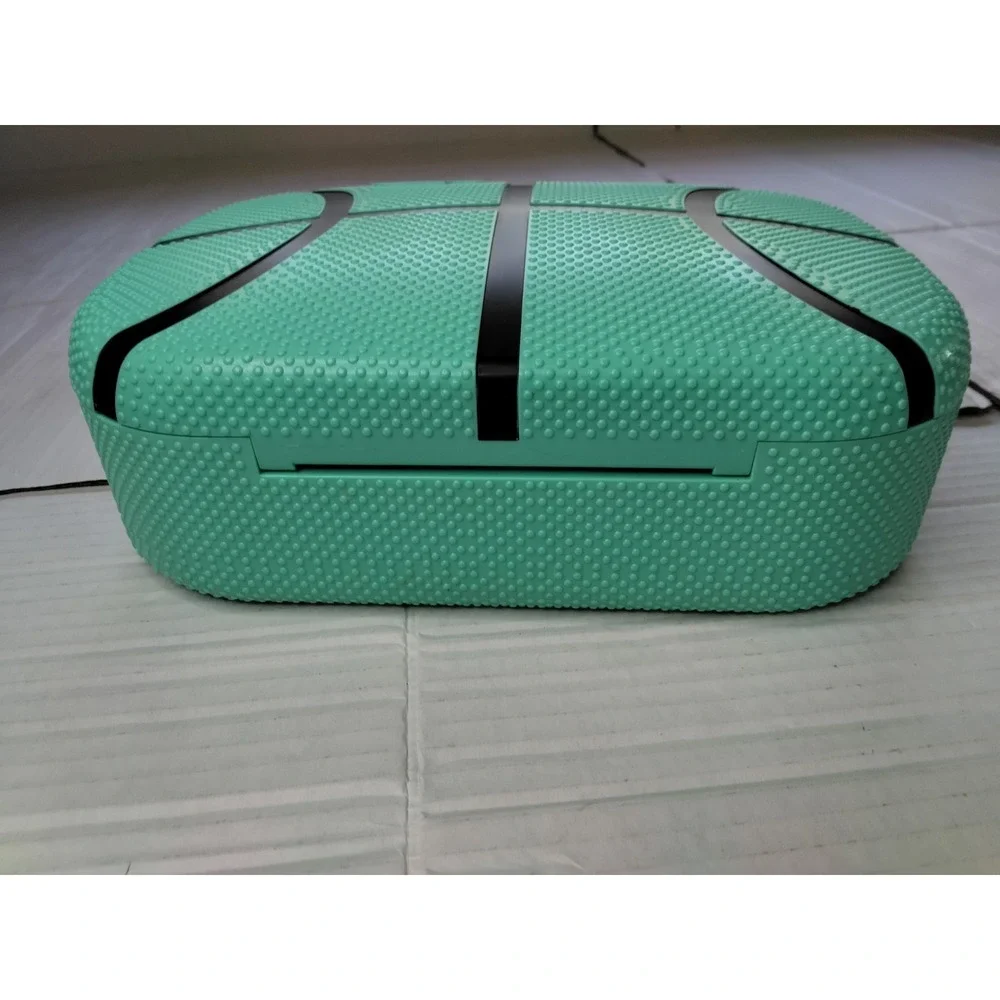 Dude Perfect Lunch Box Mint Green Basketball Noggz Collectible Bento Travel Case